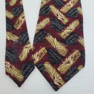 Vintage Italian Silk Necktie Omaggio 2 by Robert Talbott Finest Silk Handsewn